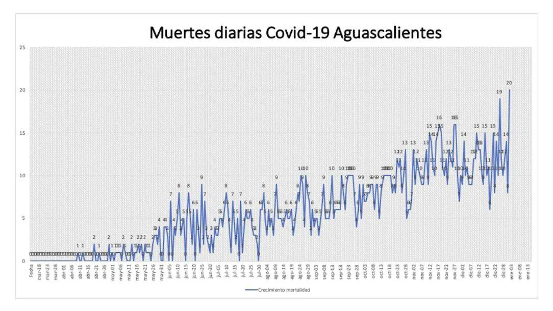 mortandad Covid19 Ags